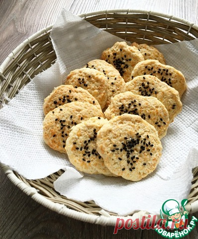 Печенье с сыром и имбирём – кулинарный рецепт