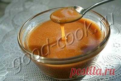 Карамельный соус, рецепт приготовления от Ирины Кутовой