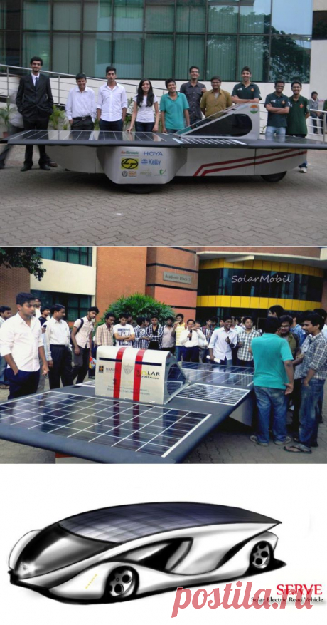 Солнечный автомобиль для международного соревнования представлен индийскими студентами