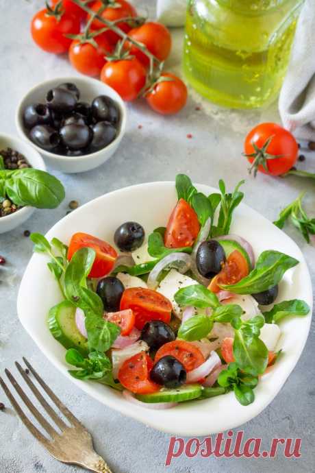 Греческий салат - классический рецепт вкуснейшего салата
