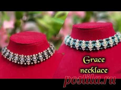 Shashi necklace tutorial/ DIY pearl necklace tutorial/ beaded jewelry making