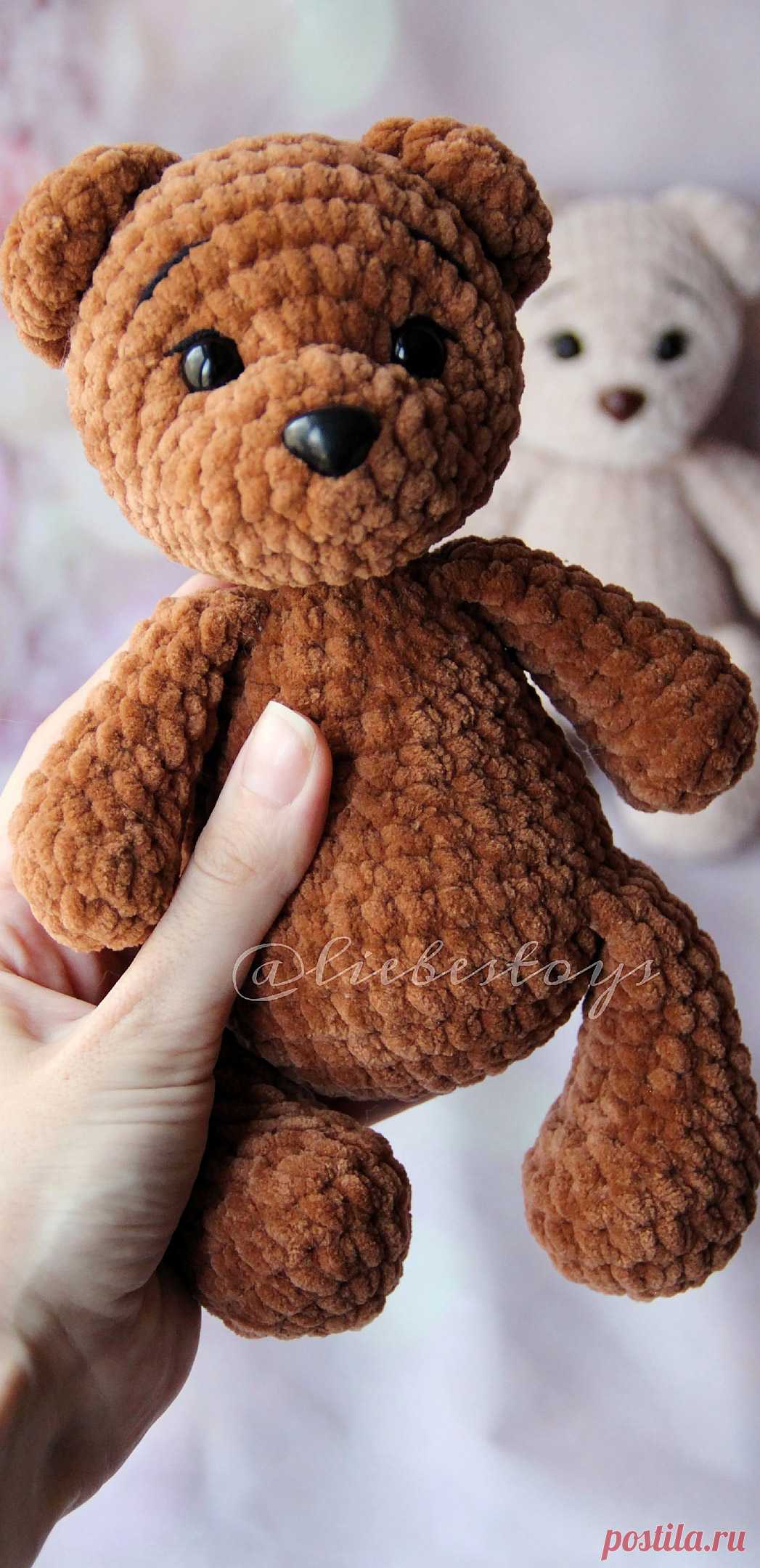 Мишка амигуруми
