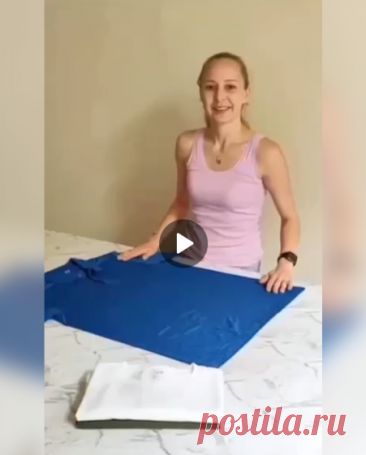 👍 Как быстро и просто сложить футболку

Смотрим полезное видео!

#одежда организация и хранение