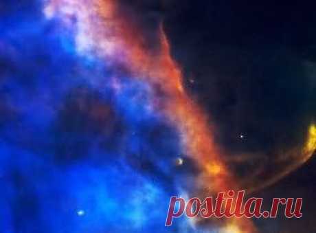 HubbleSite - Фотоальбом: Газ шлейфа от новорожденной Звезды в туманности Ориона