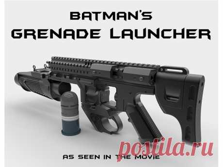 3D Printed Batman's Grenade Launcher 1:1 scale (Batman vs Superman) by MillersMadDesigns | Pinshape