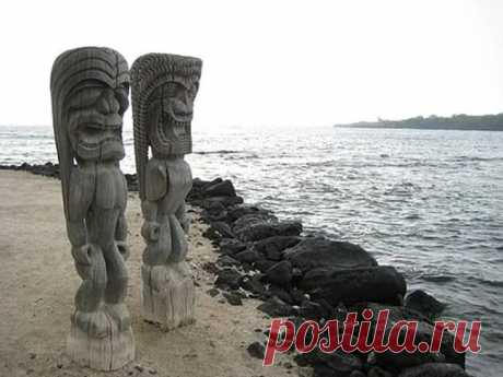 Статуи острова Нуку-Хива. Рептилоиды или кто? | Тысяча и одна идея