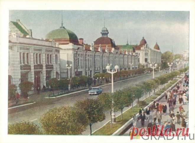 Омск, Россия - Улица Ленина - 1962-й год - г3104 | GRADY.ru