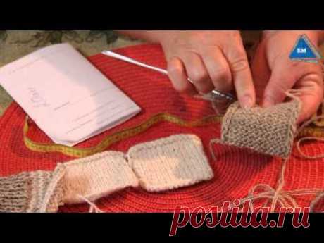 Как рассчитать количество петель для вязания носков спицами - Урок 1 - YouTube