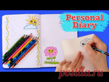 Beautify Your Journal with Floral Designs | Easy DIY Flower Decoration Tutorial