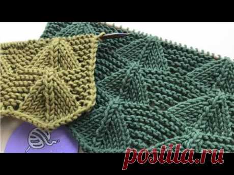 Эффектный узор спицами для кардигана, свитера/Openwork knitting pattern