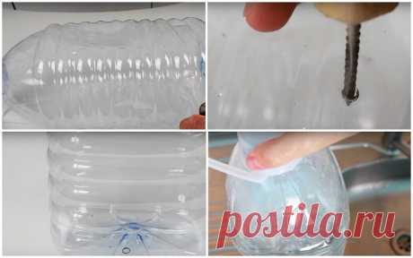 5 супер-идей применения бутылок от воды в быту. Способ № 4 тебя точно удивит!