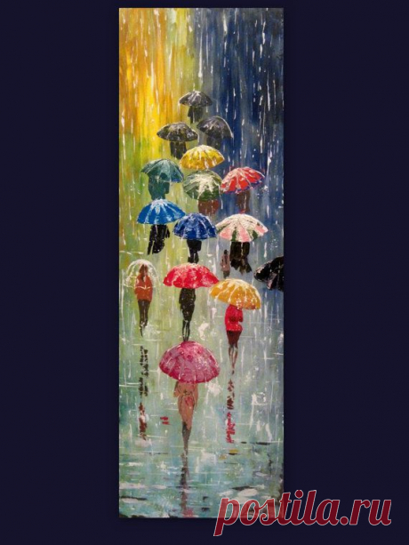 Original Painting Umbrellas