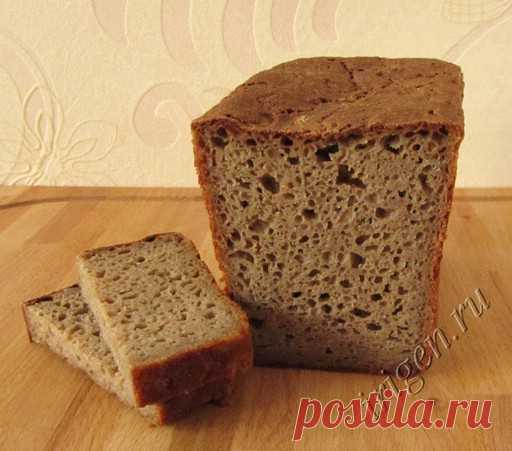 Ржаной хлеб на кефире с закваской на воде