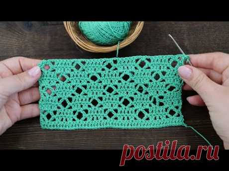 Crochet pattern | Узор для кофточки крючком
