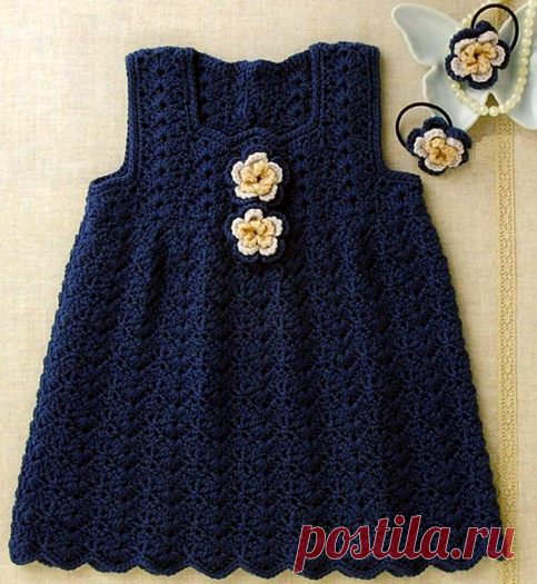 Dress Model Jumper Baby store yarn beautiful Crochet | Crochet Patterns