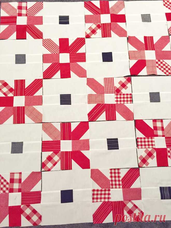 Picnic Fireworks Quilt   Hi, it’s Jessica from Skein and Hook here.  I’m happy to be back at Moda Bake Shop today sharing this tutorial with you.  When I saw Picnic Basket Wovens by Moda, I was so excite…
