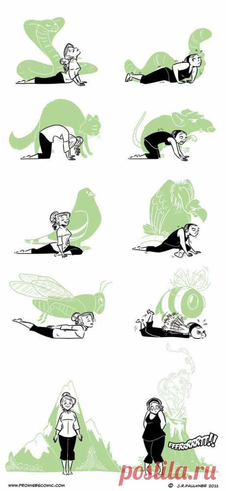 Me doing yoga...