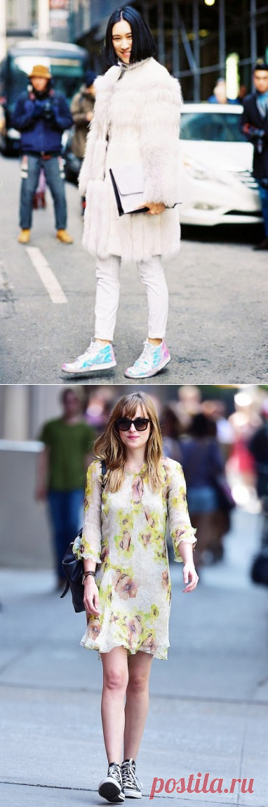 Chic Ways To Wear Sneakers Inspired By Street Styles &ndash; Ferbena.com