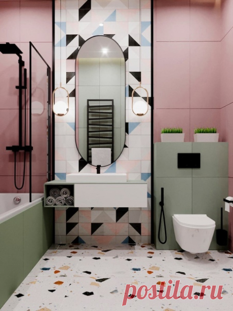 Bathroom. Design by VITTAGROUP . Crimea