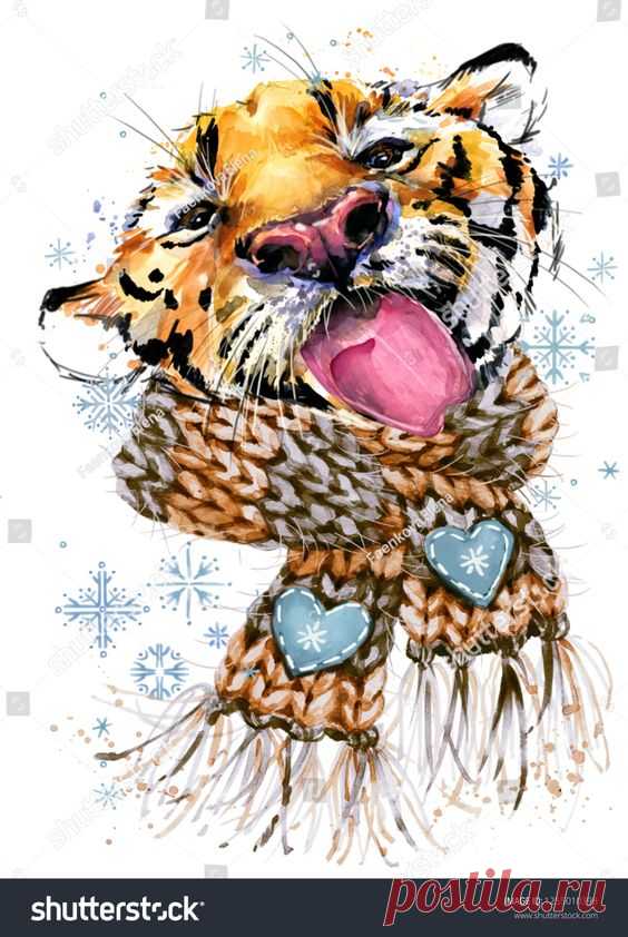 Cute Tiger Watercolor Background Year Tiger: стоковые изображения в HD и миллионы других стоковых фотографий, иллюстраций и векторных изображений без лицензионных платежей в коллекции Shutterstock…