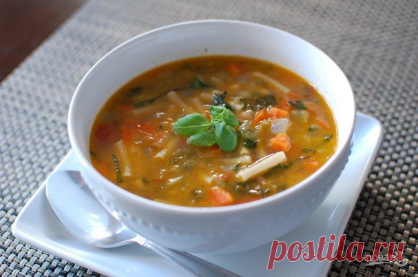Минестроне (суп из овощей) - пошаговый рецепт с фото на Повар.ру