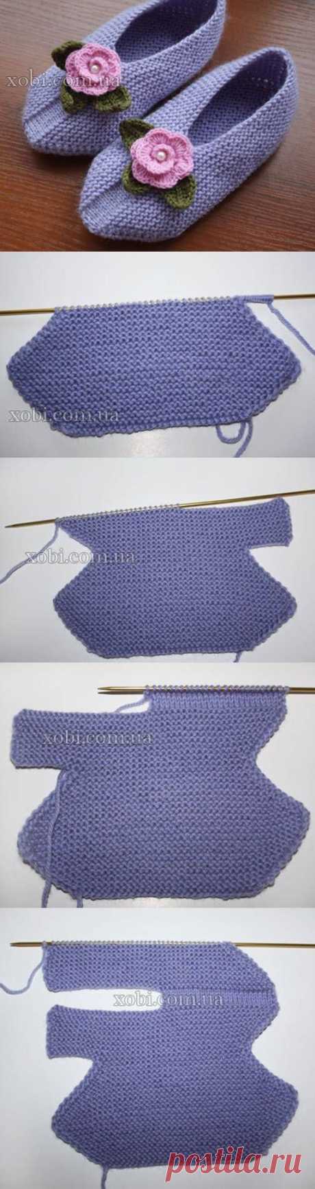 DIY Knitting Slippers DIY Projects | UsefulDIY.com