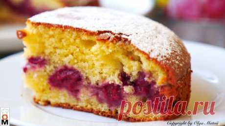 Вкусный и очень быстрый пирог к чаю