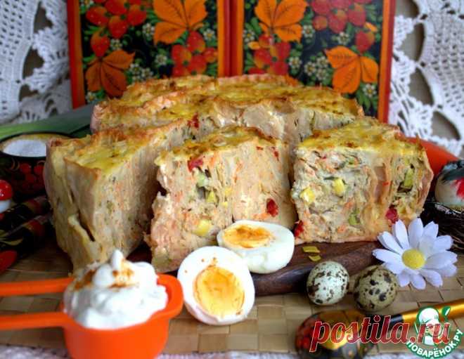 Мясной пирог-запеканка – кулинарный рецепт