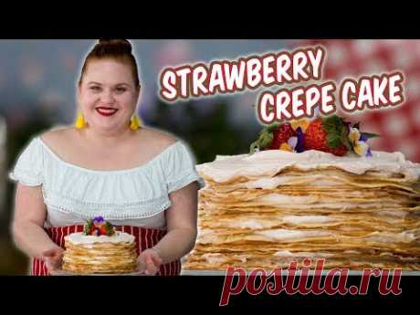Elise Shows You How to Make a Beautiful Strawberry Crepe Cake | Smart Cookie | Allrecipes.com