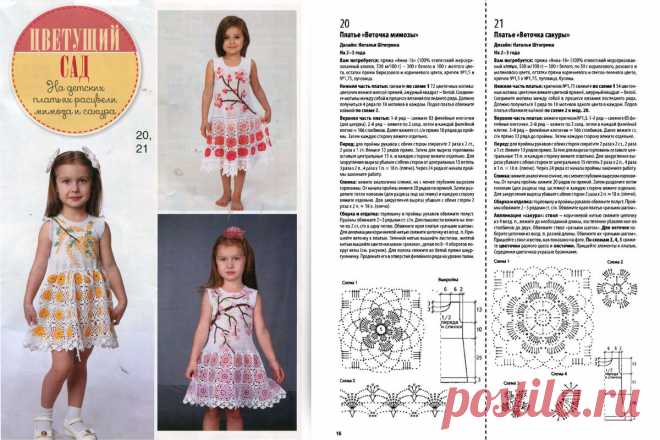 Подборка для вязальщиц, чтобы побаловать близких: летние платья и сарафаны на девочек 2-8 лет. Идеи вязания крючком со схемами и описанием | Вяжем одежду с Леной | Дзен