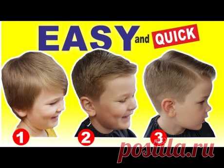 QUICK & EASY HOME HAIRCUT TUTORIAL |  How To Cut Boys Hair With Clippers