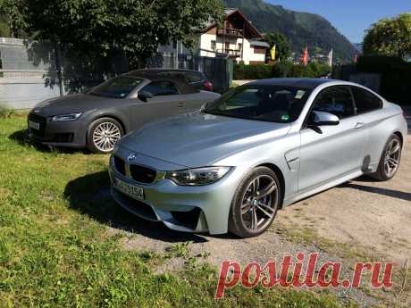 BMW M4 и Audi TT в Альпах (часть 1/2)