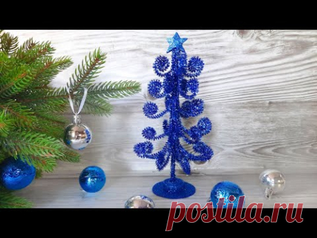 Ёлка своими руками🌲 Ёлка из синельной проволоки / DIY Christmas crafts