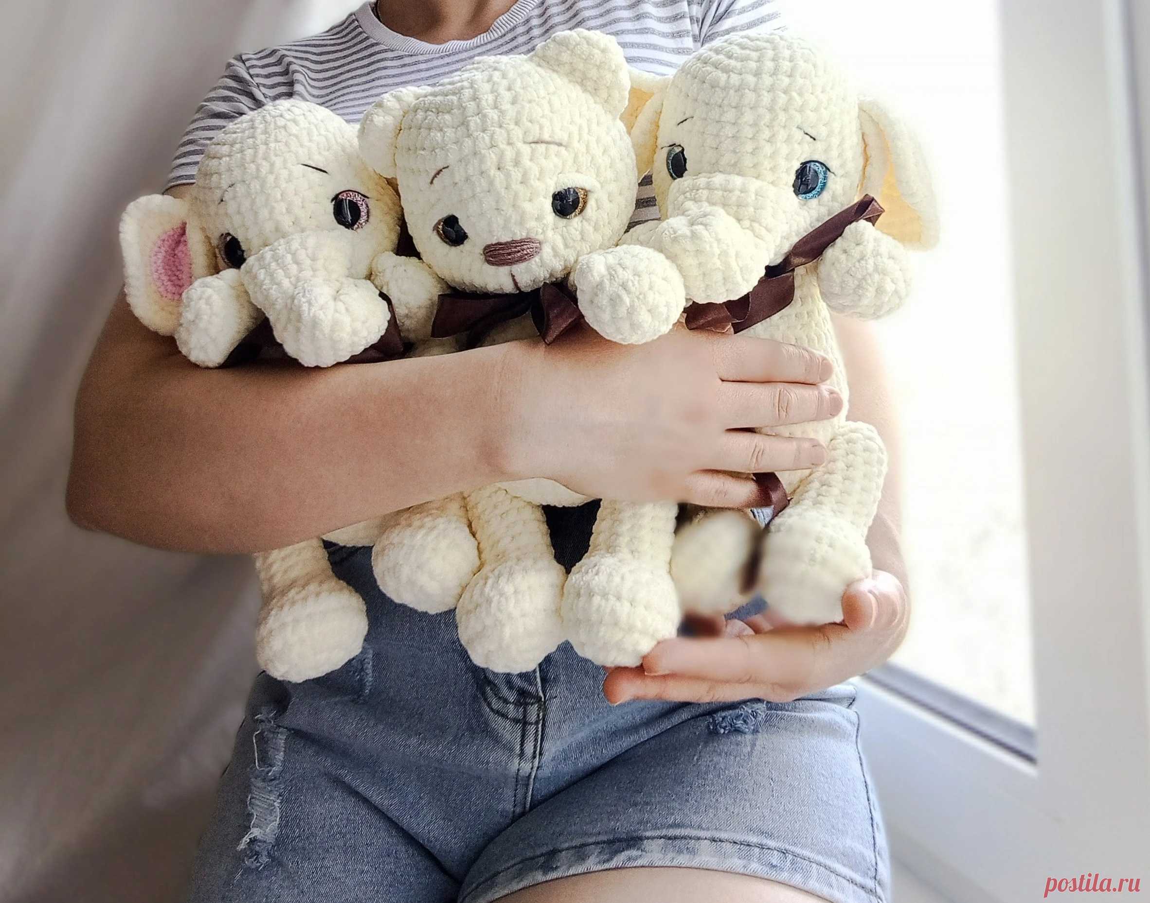 PDF Мой Мишка крючком. FREE crochet pattern; Аmigurumi toy patterns. Амигуруми схемы и описания на русском. Вязаные игрушки и поделки своими руками #amimore - плюшевый медведь, большой медвежонок, мишка из плюшевой пряжи.