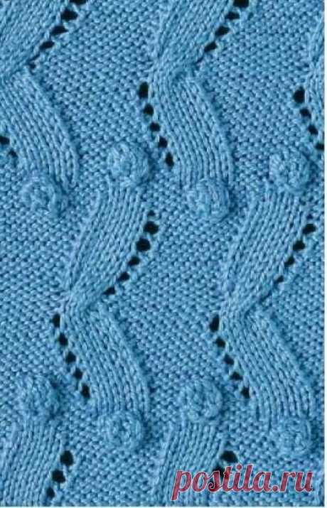 Делюсь подборкой из 20+1 схемы для вязания спицами красивых узоров с шишечками | Министерство вязальных дел | Дзен