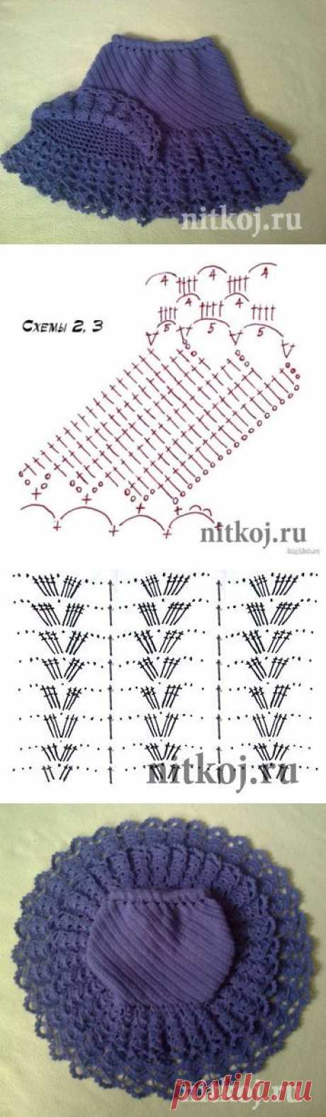 Юбка крючком для девочки » Ниткой - вязаные вещи для вашего дома, вязание крючком, вязание спицами, схемы вязания