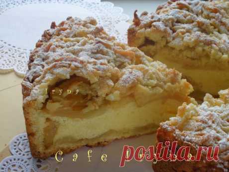 Сafe Iryna: Нежный яблочный пирог с рикоттой.