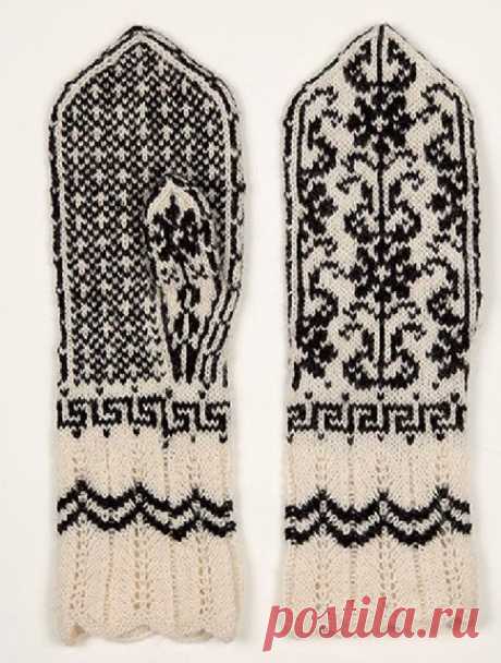 Варежки и перчатки норвежскими узорами - Lilia Vignan