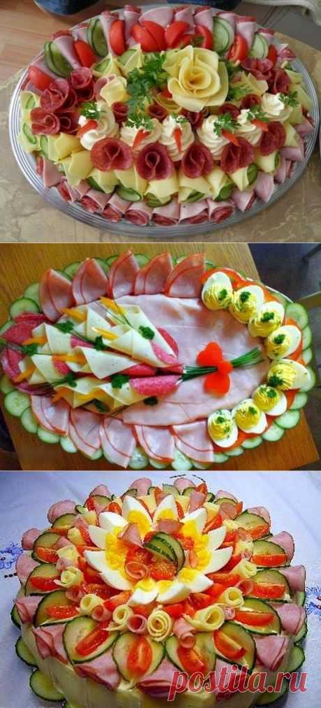 (73) Pinterest - Готовимся к Новому Году: идеи оформления нарезок | Party &amp; Food Ideas