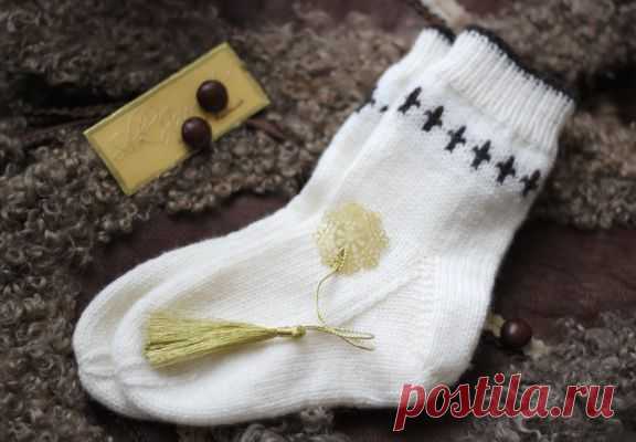 Как связать детские носки с «косой» пяткой - Ярмарка Мастеров - ручная работа, handmade
