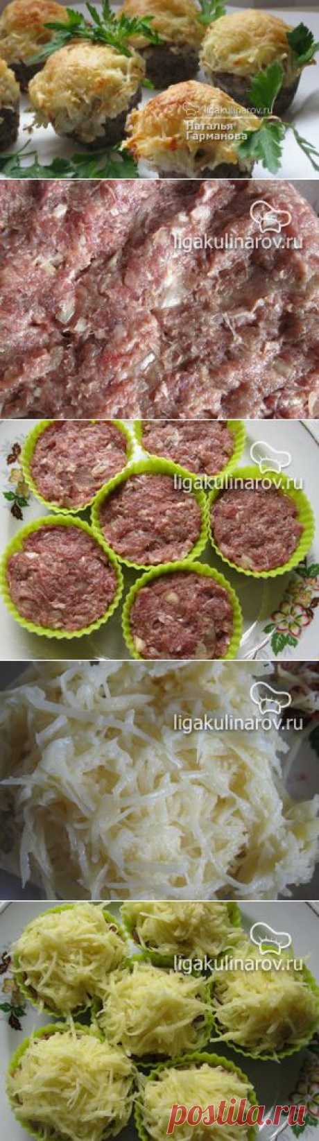 Мясные &quot;хижины&quot; с овощной закуской