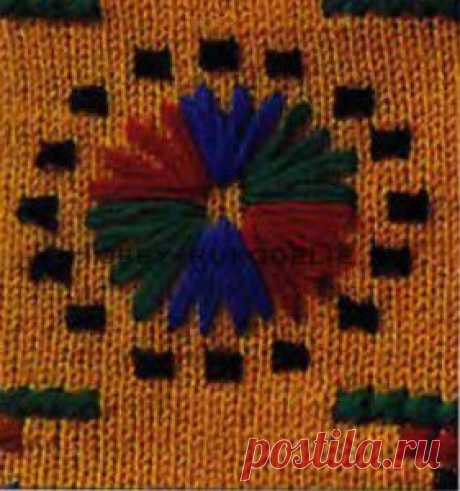 Хобби (рукоделие своими руками): вышивка, вязание » Архив блога » Носки с вышивкой В МЕКСИКАНСКОМ СТИЛЕ – вязание спицами