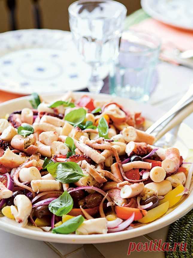 Тающий осьминог,  по-сицилийски, фокачча и тирамису: итальянский обед от Юлии Высоцкой