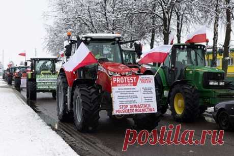 Украинские перевозчики анонсировали зеркальный ответ полякам. Украинские перевозчики анонсировали проведение зеркальной акции в ответ на блокировку въезда в Польшу. Протесты против действий польских фермеров пройдут 15 февраля возле контрольно-пропускного пункта «Ягодин — Дорогуск». Сбор протестующих начнется в поселке Старовойтово.