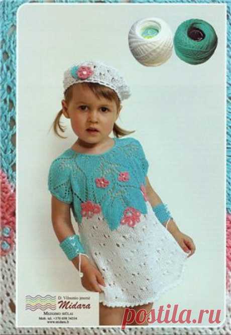 платье для девочки (3-4 года) » Петля - вязание на все случаи жизни!
