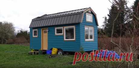 Миниатюрный домик, который каждый может построить сам в деревне и жить с кайфом | Провинциальный зожник | Яндекс Дзен