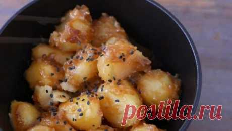 КАТИНЫ РЕЦЕПТЫ | Когда дома есть только картошка готовлю её именно так - рецепт из 1го ингредиента