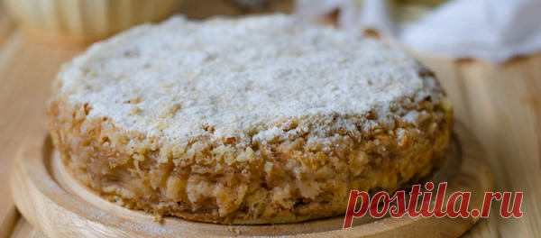 Насыпной яблочный пирог по-болгарски за 7 минут | Вкусные рецепты с фото | Яндекс Дзен