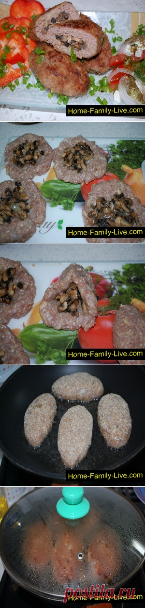 Зразы с грибами/Сайт с пошаговыми рецептами с фото для тех кто любит готовить