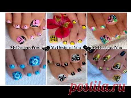 ♥ Toenail Art Compilation No.1 ♥ Compilación de Diseños de Uñas de Pies